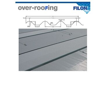 Filon Over-Roofing MAJOR TILE PROFILE  - Profix 60 Spacer OPDR24E SAB CLASS 3 - 1143mm wide