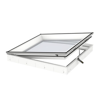 VELUX CVU 100100 0225Q Electric Flat Roof Window Base Triple Glazed - 100cm x 100cm