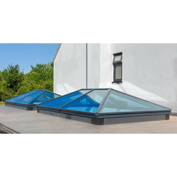 Korniche Aluminium Flat Roof Window Lantern - 2m x 1m