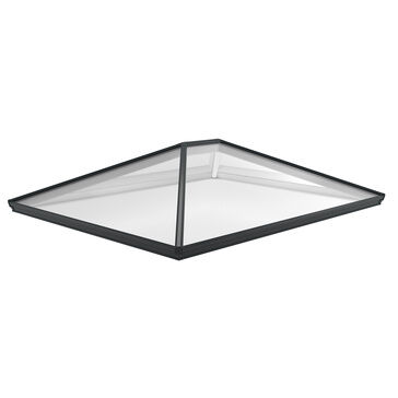 Korniche Aluminium Bespoke Flat Roof Window Lantern - 2m x 1.5m (No Rafters Included)