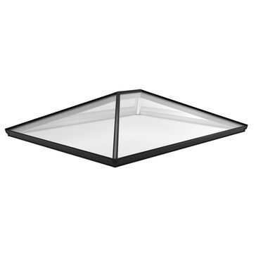Korniche Aluminium Flat Roof Window Lantern - 3m x 1.5m (No Rafters Included)