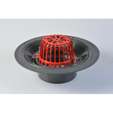ACO Rain Water Outlet - vertical screw with dome grate