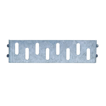 ACO FreeDeck Intermediate Channel Drain Fixed End Plate - 50mm (Galvanised)