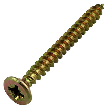 Olympic Fixings Chipboard Screws Pozi Zinc & Yellow Passivated