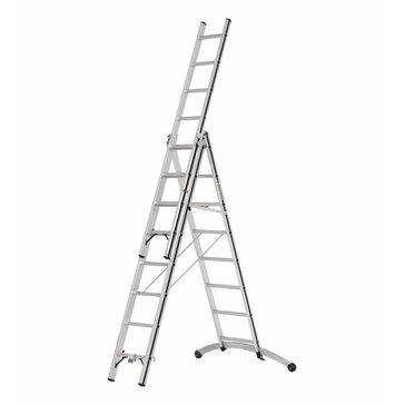 Hymer AluPro Black Line 'Smart Base' Combination Ladder