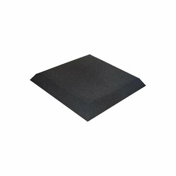 Castleflex Corner Ramp Tile - Charcoal Grey (500mm x 500mm x 30mm)