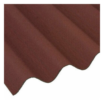 Bitumen Corrugated Roof Sheet - Brown (950 x 2000 x 2.6mm)