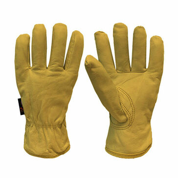 Predator Hide Drivers Glove - Ivory/Gold Size 10