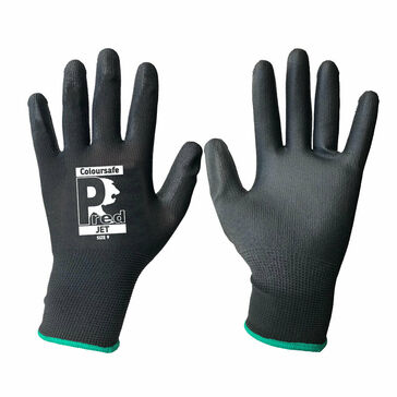 Coloursafe Pred JET General Handling Gloves (Black Liner PU)