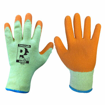 Coloursafe Pred AMBER Gloves (Orange Latex)