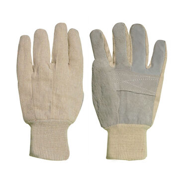 Predator Pred Split Leather Patch Cotton Chrome Gloves Size 10