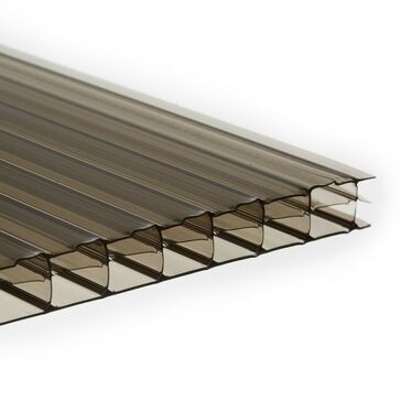 Storm Force Polycarbonate Bronze Multiwall Cut to Size Roof Sheeting