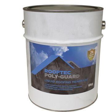 Rooftec Poly-Guard Liquid Roofing Membrane Grey - 6kg