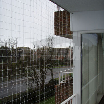 Balcony Netting Kit Black - Small (4m X 3m)