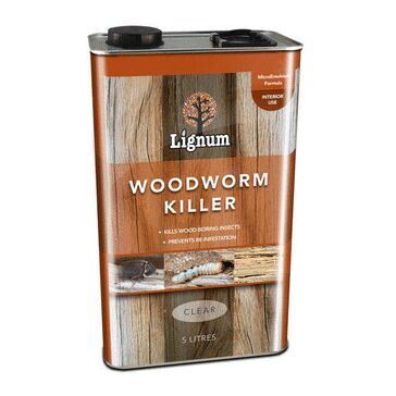 Lignum Woodworm Killer 5 Litre Ready To Use