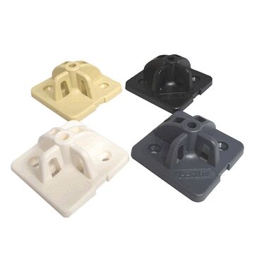 PestFix 3 Way Surface Mount Base Stone RAL 1000 (Pack of 10)