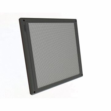 Preventavent Stainless Steel with Plastic Frame Large Black