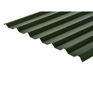 Cladco 34/1000 Box Profile 0.7mm Metal Roof Sheet - Juniper Green (PVC Plastisol Coated)