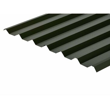 Cladco 34/1000 Box Profile 0.7mm Metal Roof Sheet - Juniper Green (Polyester Paint Coated)