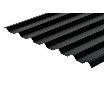 Cladco 34/1000 Box Profile 0.5mm Metal Roof Sheet - Black (Polyester Paint Coated)