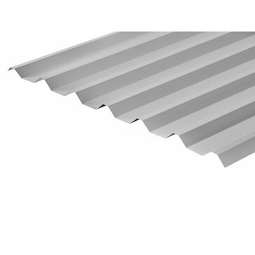 Cladco 34/1000 Box Profile 0.5mm Metal Roof Sheet - White (Polyester Paint Coated)