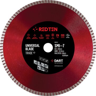 DART Red Ten TRADE SMI-7 Diamond Blade