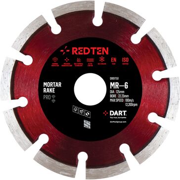 DART Red Ten MR-6 Mortar Rake