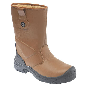 Contractor 118SCM Tan Rigger Safety Boots S1P SRC
