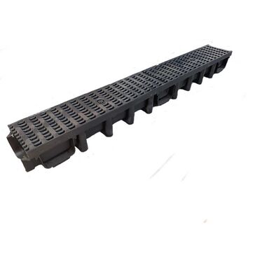 DekDrain B125 Channel Length With Plastic Grate