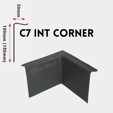 Fibreglass GRP C7 Simulated Lead Internal Corner