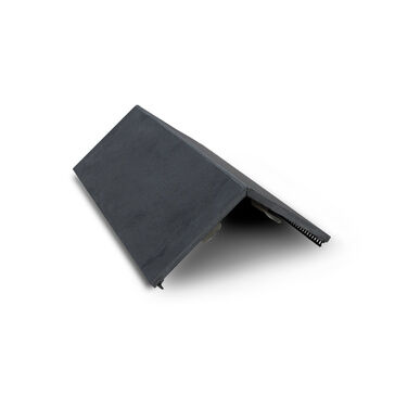 Mayan All-In-One 105º Natural Slate RealRidge Tile - Graphite (500mm x 130mm x 324mm)