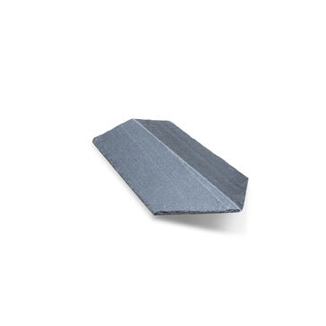 Mayan RealRidge 150º Natural Slate Overlap Hip End / Starter Hip Tile - Slate Grey (500mm x 45mm x 285mm)