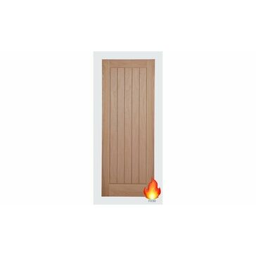 Cottage Oak Fire Door