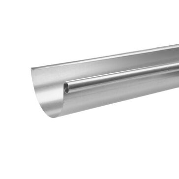 Infinity Steel Half Round Gutter Assemblies (Inclusive of Union Connectors) - 3m - Galvanised