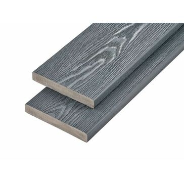 Cladco Woodgrain Effect Capstock Decking Board - 3.6m x 200mm x 32mm