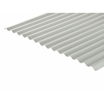 Cladco Corrugated 13/3 Profile PVC Plastisol Coated 0.7mm Metal Roof Sheet - Goosewing Grey