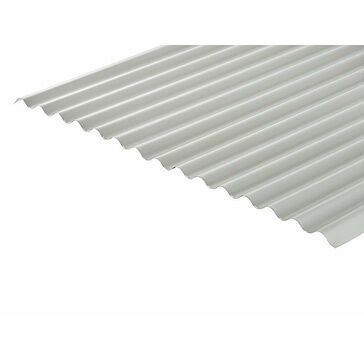 Cladco Corrugated 13/3 Profile PVC Plastisol Coated 0.5mm Metal Roof Sheet - Goosewing Grey