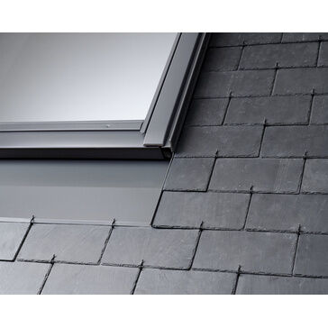 VELUX EDN MK06 2500 Conservation Single Slate Recessed Flashing  Black BDX-F 78x118cm