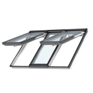 VELUX GPLS FFKF06 2066 Triple Glazed Studio 3-in-1 Top Hung Roof Window - 188cm x 118cm