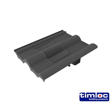 Timloc Double Roman Tile Vent 328mm x 137mm x 422mm