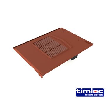Timloc Flat Edge Tile Vent 334mm x 111mm x 423mm (Box of 8)