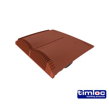 Timloc Interlocking Plain Tile Vent 329mm x 131mm x 268mm (Box of 12)