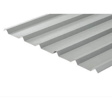 Cladco 32/1000 Box Profile 0.7mm Metal Roof Sheet - Light Grey (Polyester Paint Coated)