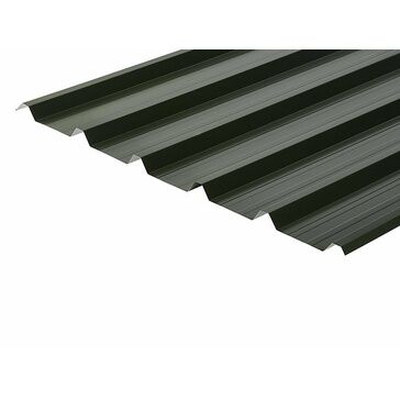 Cladco 32/1000 Box Profile Polyester Paint Coated 0.7mm Metal Roof Sheet - Juniper Green