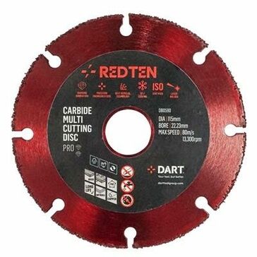Red Ten Pro CD-M Carbide Multi Cutting Disk (115D x 22.23B)