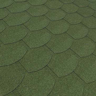 RoofPro Round Shed Roof Shingles - Pack of 16/2.38m2