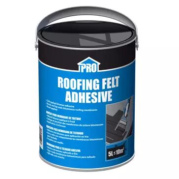 Roofing Felt Bitumen Adhesive - Black (5 Litres)