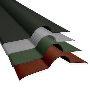 RoofTrade Corrugated Bitumen Roof Sheet Ridge Tile - 1000mm x 450mm x 2.2mm