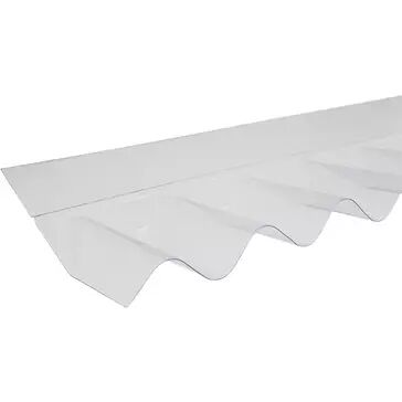 RoofPro Clear PVC Corrugated Roof Sheet Flashing Strip - 950mm x 150mm