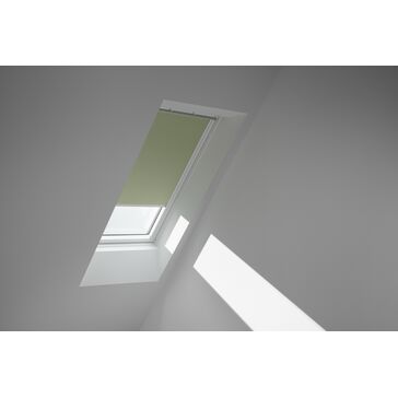 VELUX DKY 4902SWL Manual Blackout Blind 'White Line' Nature Collection - Marsh